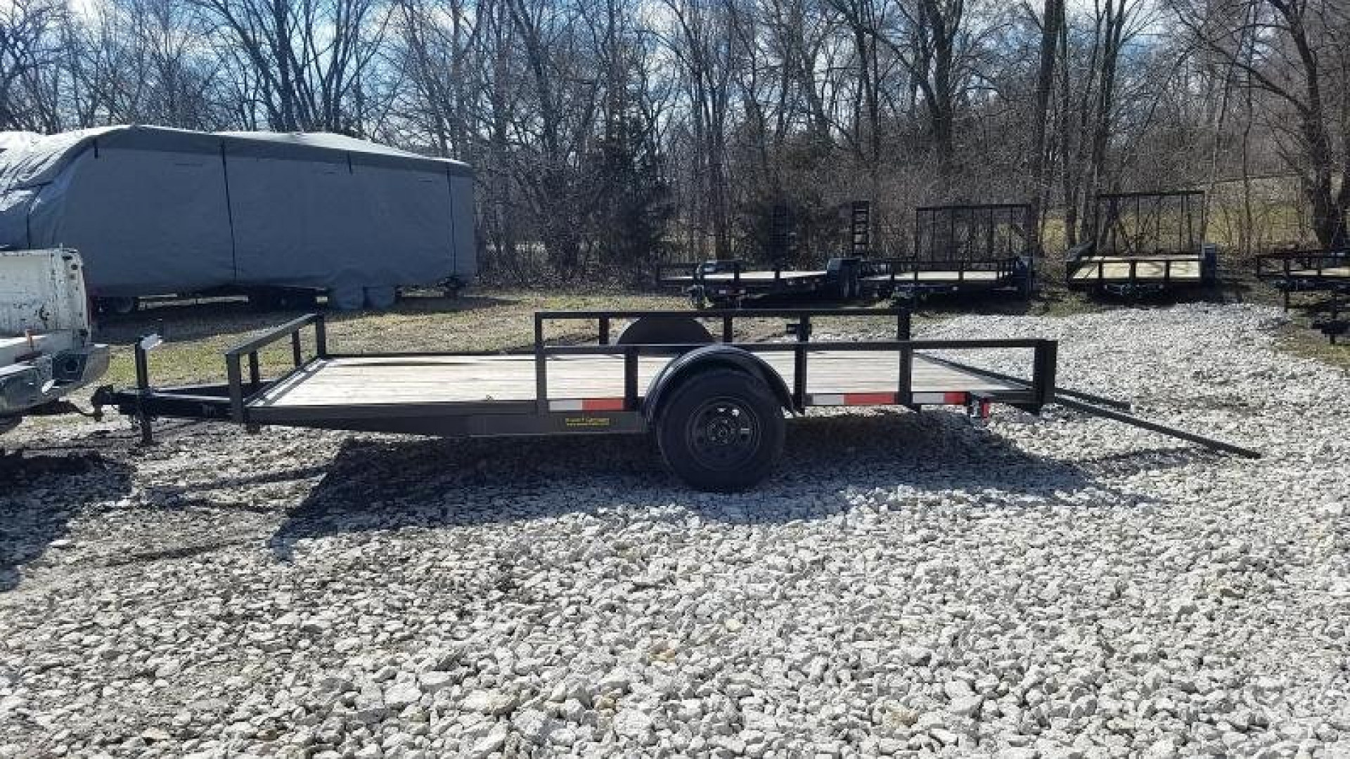 New 2026 MEB 83x14 ATV/Utility Trailer w/' Side Ramps