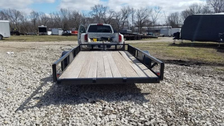 New 2026 MEB 83x14 ATV/Utility Trailer w/' Side Ramps