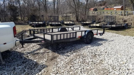 New 2026 MEB 83x14 ATV/Utility Trailer w/' Side Ramps