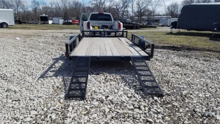 New 2026 MEB 83x14 ATV/Utility Trailer w/' Side Ramps