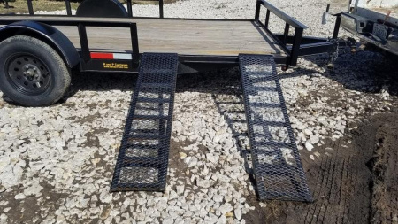 New 2026 MEB 83x14 ATV/Utility Trailer w/' Side Ramps