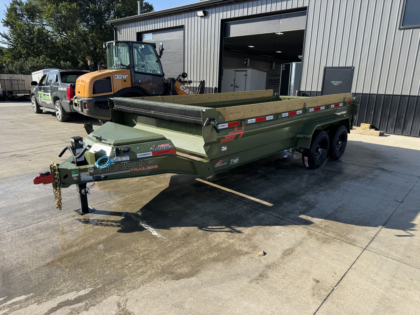 New NEW 2026 Horizon 16’x83”X19” EZ7 Dump Trailer 2-7000 lb axles = 14K