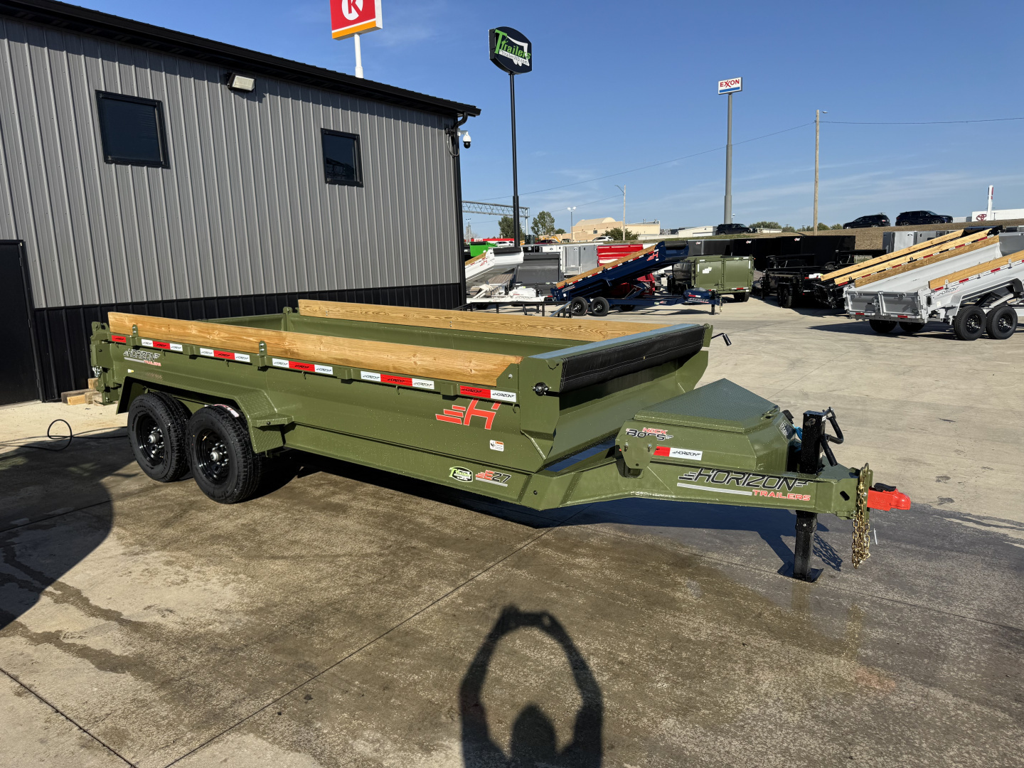 New NEW 2026 Horizon 16’x83”X19” EZ7 Dump Trailer 2-7000 lb axles = 14K