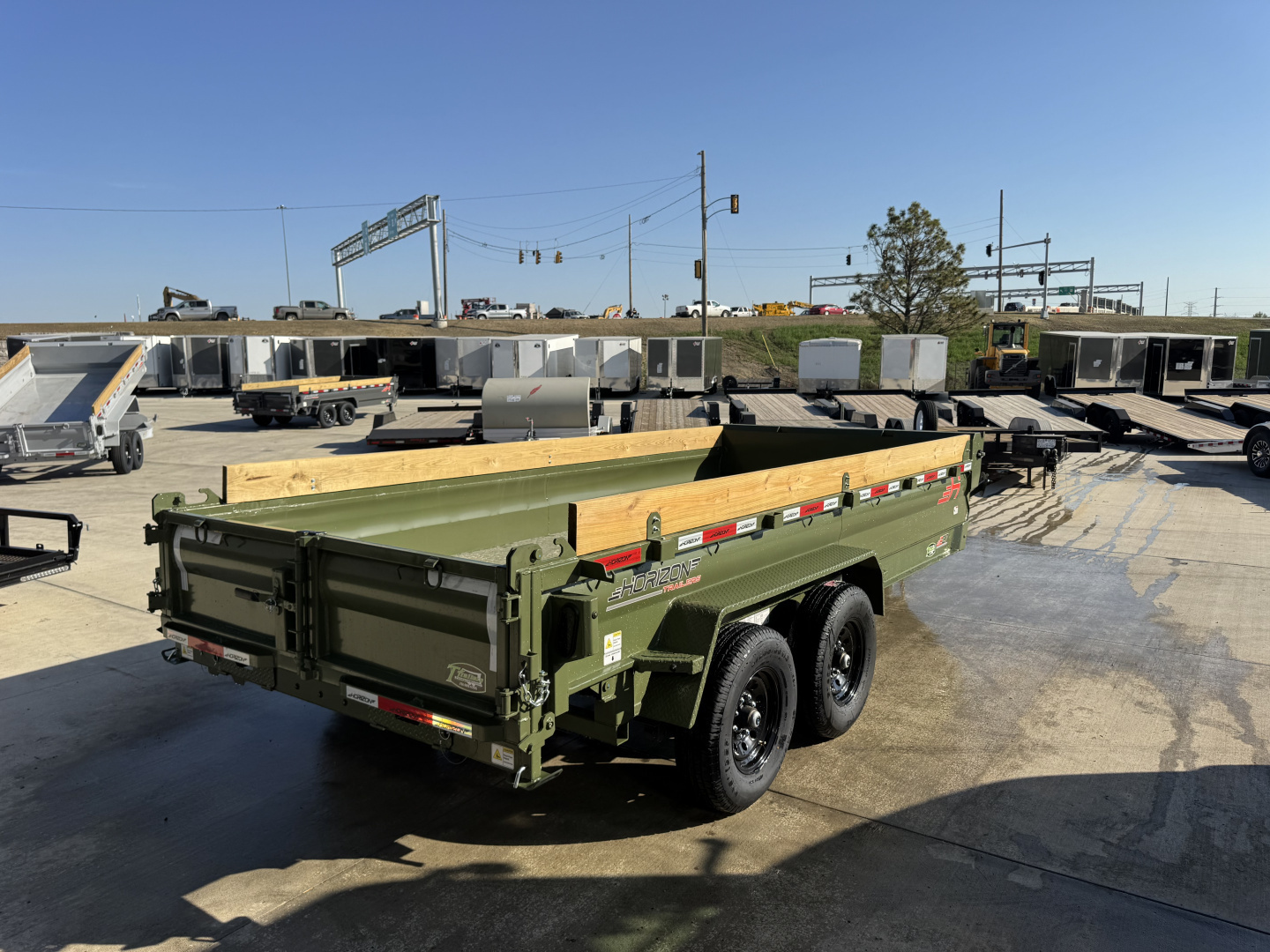 New NEW 2026 Horizon 16’x83”X19” EZ7 Dump Trailer 2-7000 lb axles = 14K