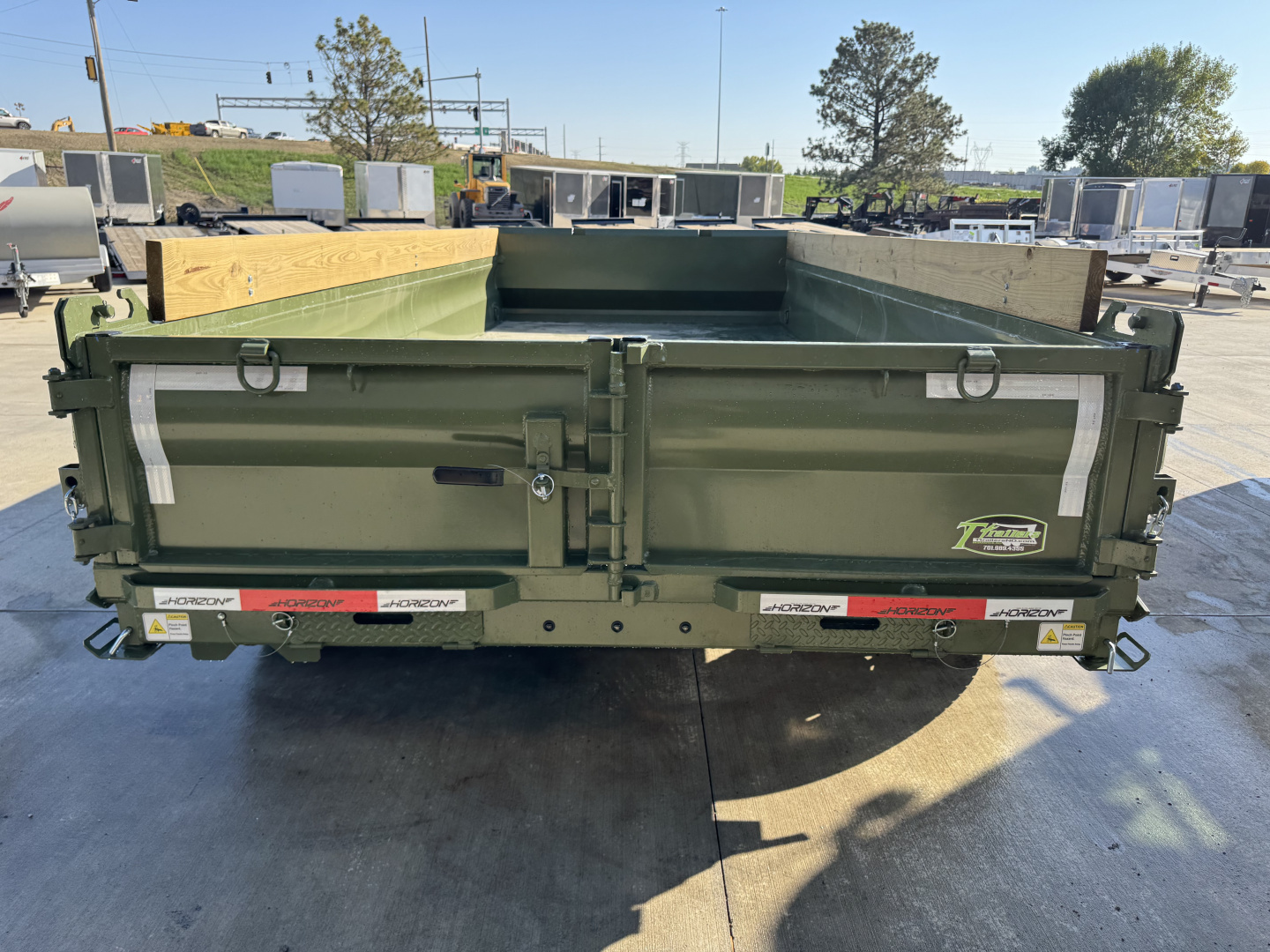 New NEW 2026 Horizon 16’x83”X19” EZ7 Dump Trailer 2-7000 lb axles = 14K