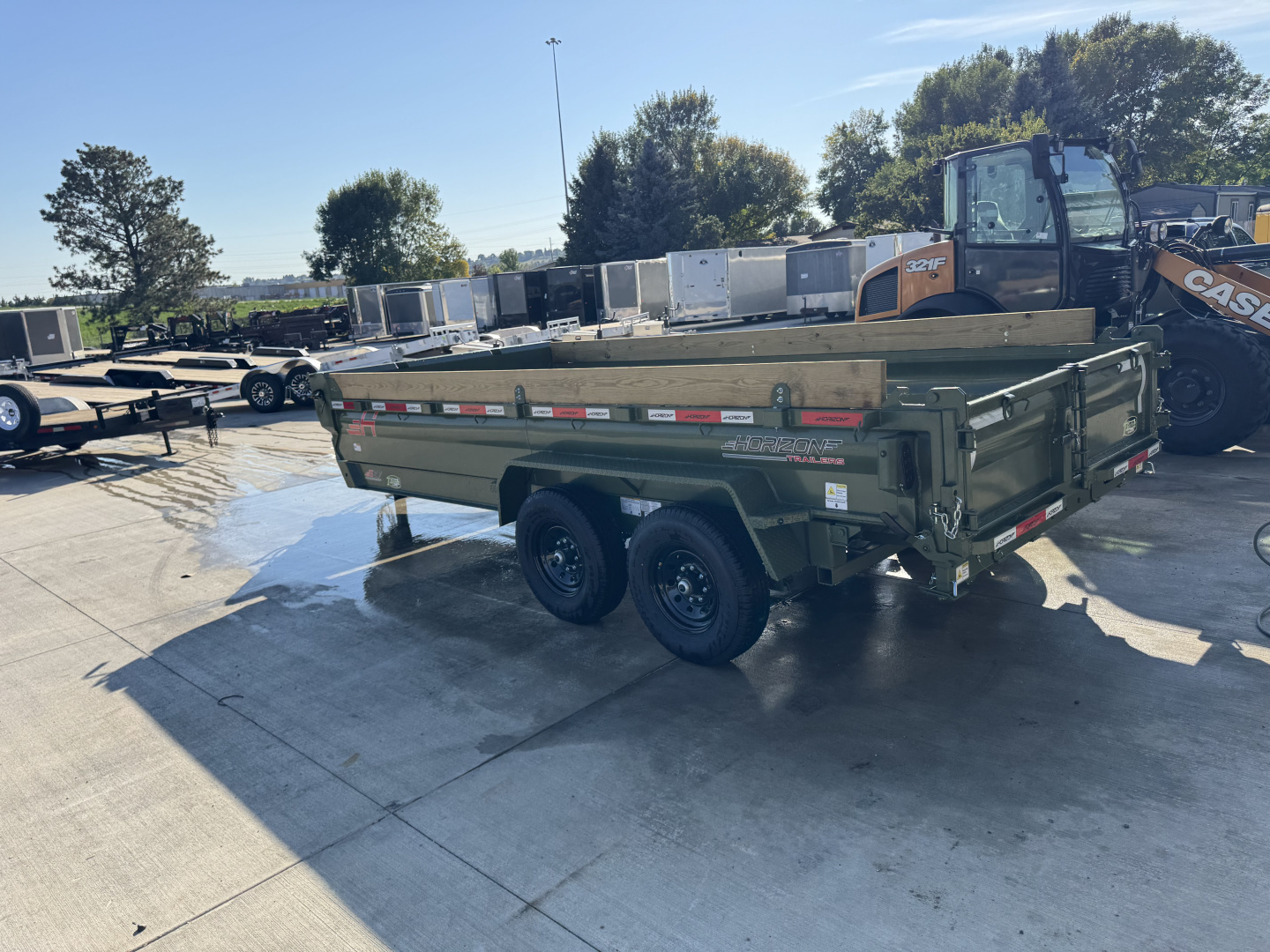 New NEW 2026 Horizon 16’x83”X19” EZ7 Dump Trailer 2-7000 lb axles = 14K