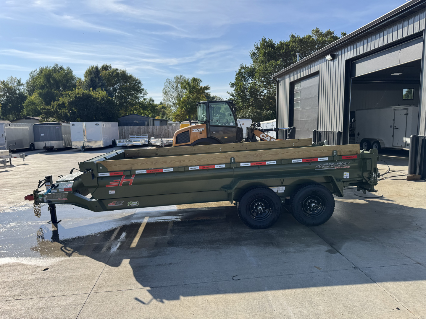 New NEW 2026 Horizon 16’x83”X19” EZ7 Dump Trailer 2-7000 lb axles = 14K