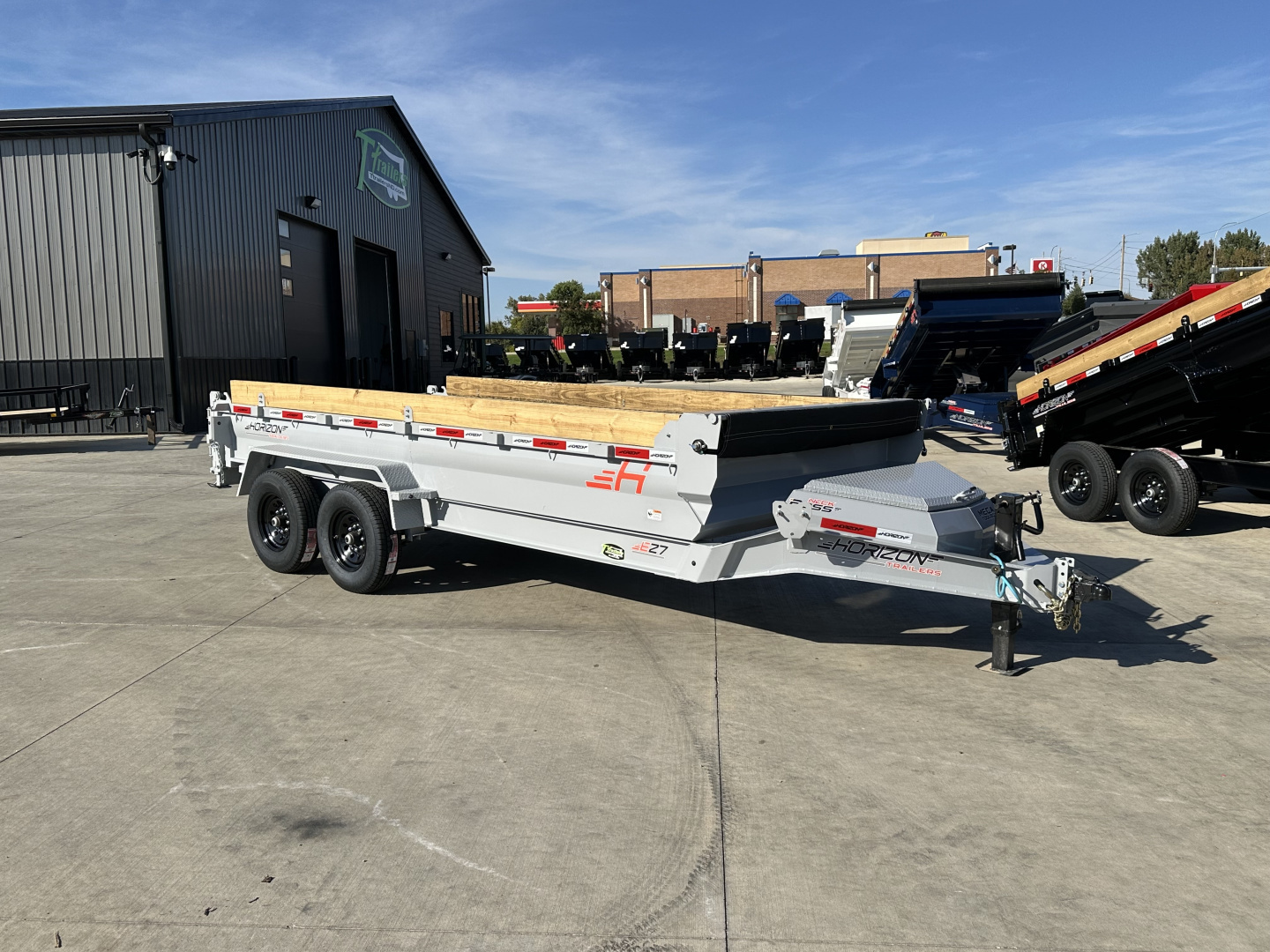 New NEW 2026 Horizon 16’x83”X19” EZ7 Dump Trailer 2-7000 lb axles = 14K