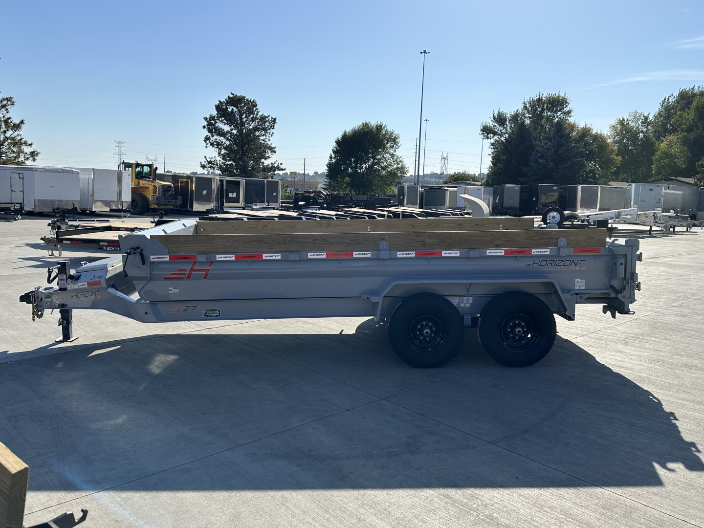 New NEW 2026 Horizon 16’x83”X19” EZ7 Dump Trailer 2-7000 lb axles = 14K
