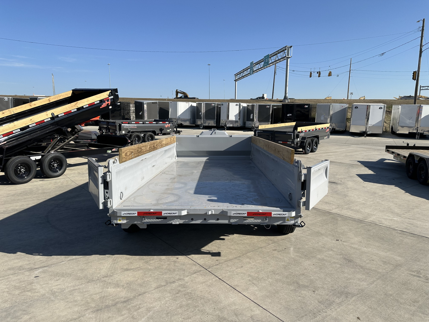 New NEW 2026 Horizon 16’x83”X19” EZ7 Dump Trailer 2-7000 lb axles = 14K