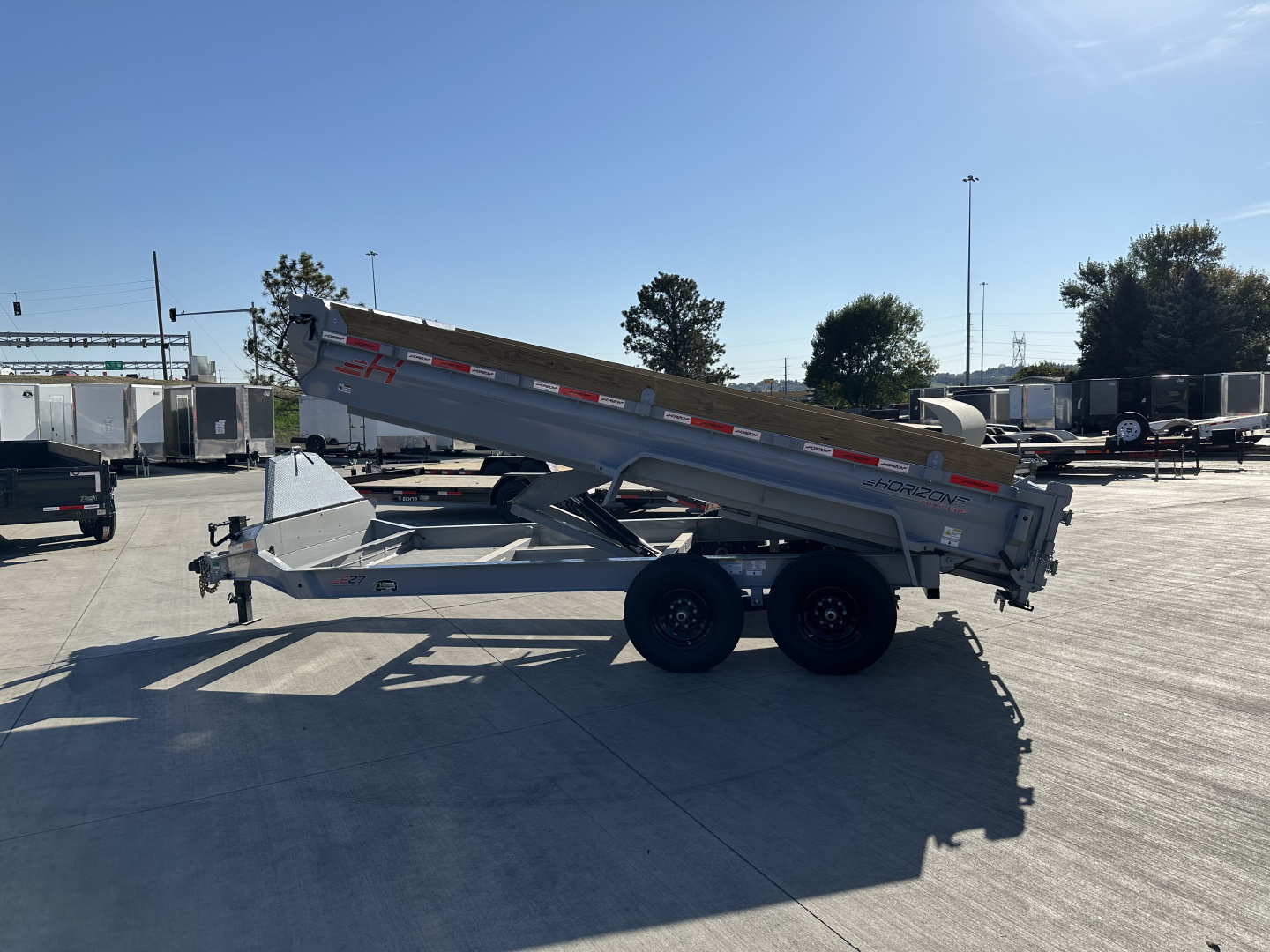 New NEW 2026 Horizon 16’x83”X19” EZ7 Dump Trailer 2-7000 lb axles = 14K