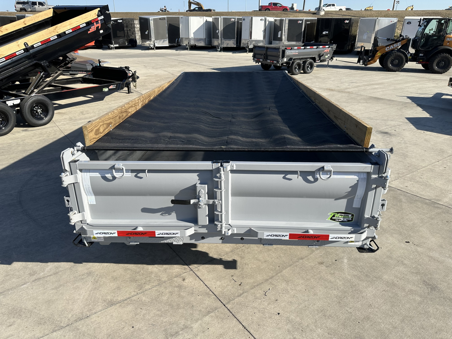 New NEW 2026 Horizon 16’x83”X19” EZ7 Dump Trailer 2-7000 lb axles = 14K