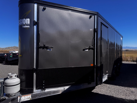 New 2026 Mission 18' MCH Snowmobile Trailer