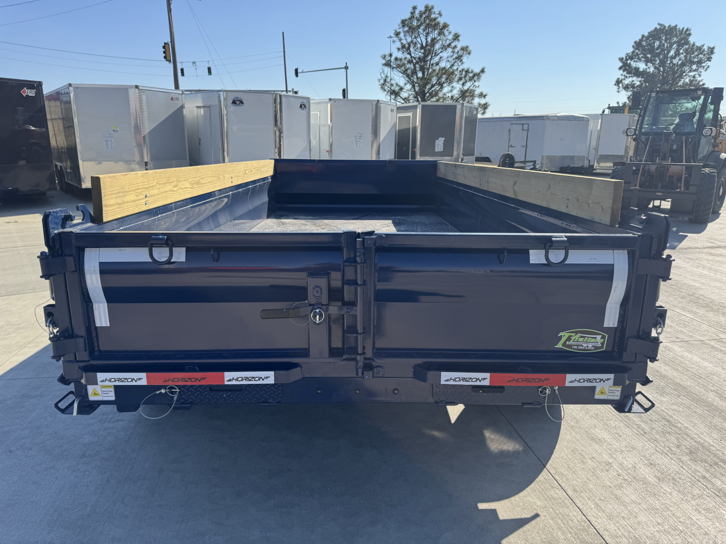 New NEW 2026 Horizon 16’x83”X19” EZ7 Dump Trailer 2-7000 lb axles = 14K