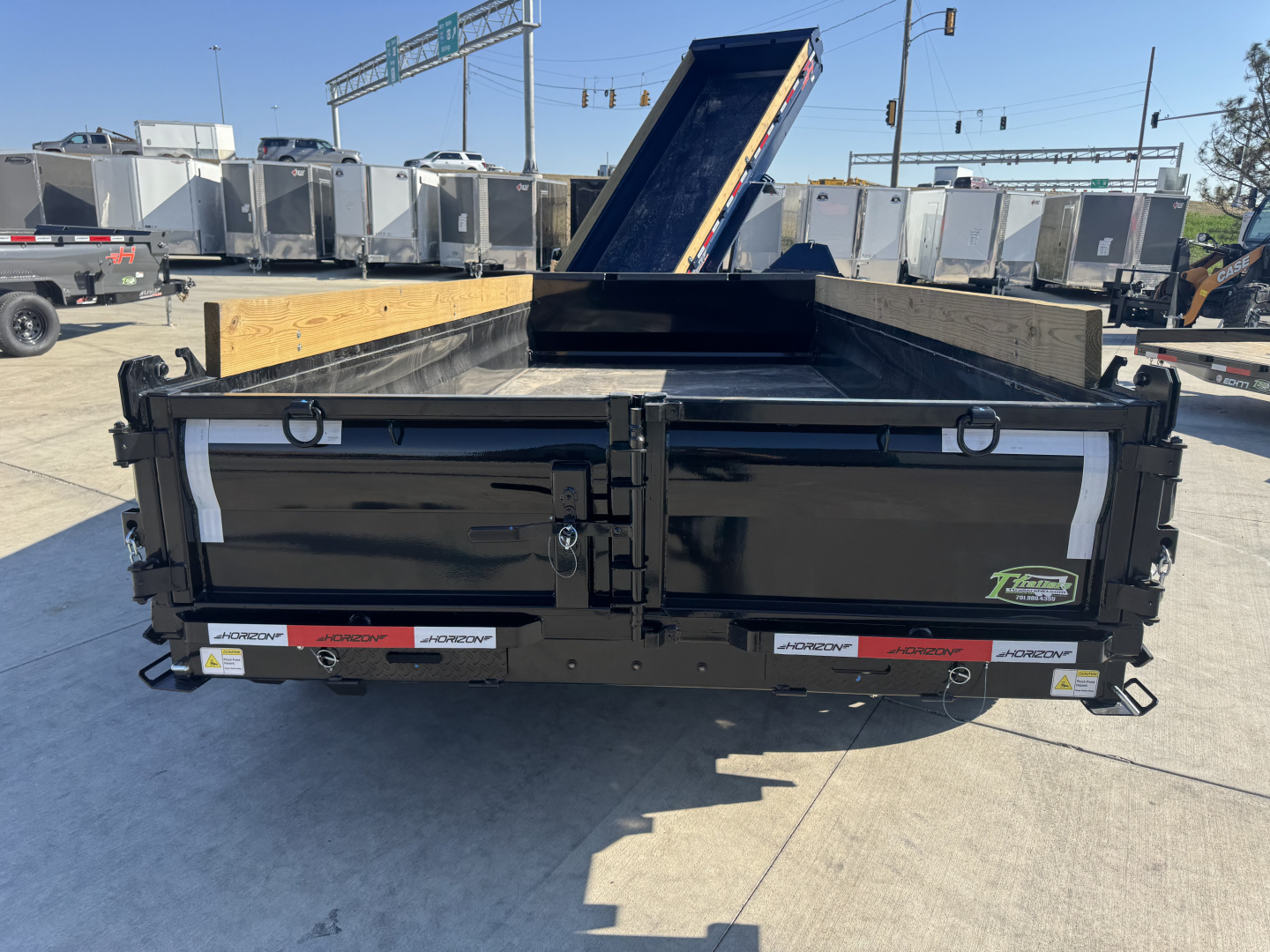 New NEW 2026 Horizon 16’x83”X19” EZ7 Dump Trailer 2-7000 lb axles = 14K