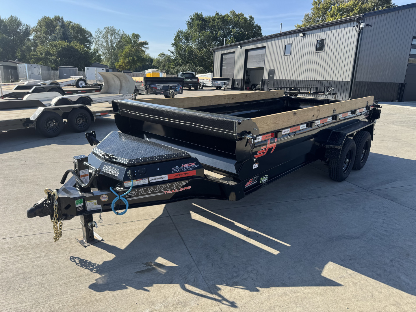 New NEW 2026 Horizon 16’x83”X19” EZ7 Dump Trailer 2-7000 lb axles = 14K