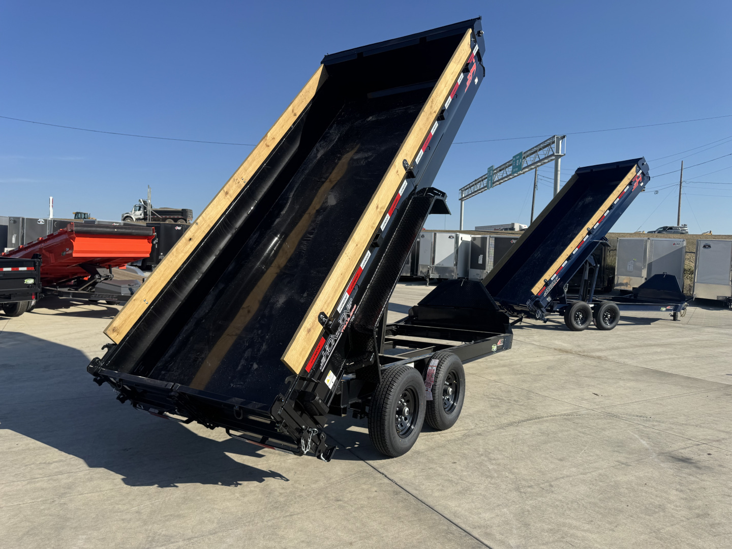 New NEW 2026 Horizon 16’x83”X19” EZ7 Dump Trailer 2-7000 lb axles = 14K