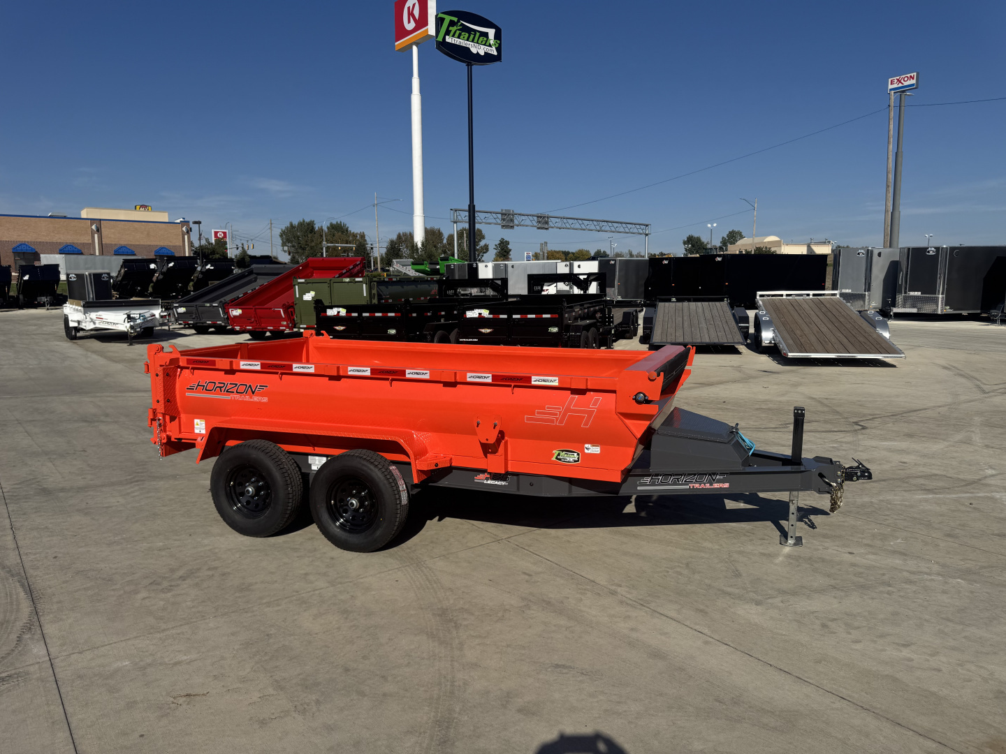 New NEW 2026 Horizon 12’x77”X24” HZ6 Dump Trailer 2-5200 lb axles = 10K