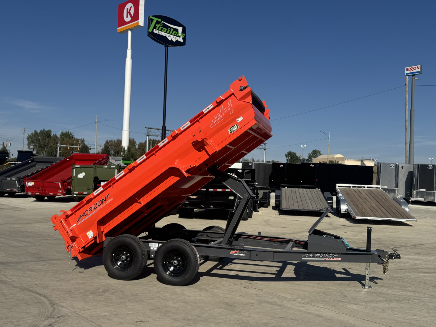 New NEW 2026 Horizon 12’x77”X24” HZ6 Dump Trailer 2-5200 lb axles = 10K
