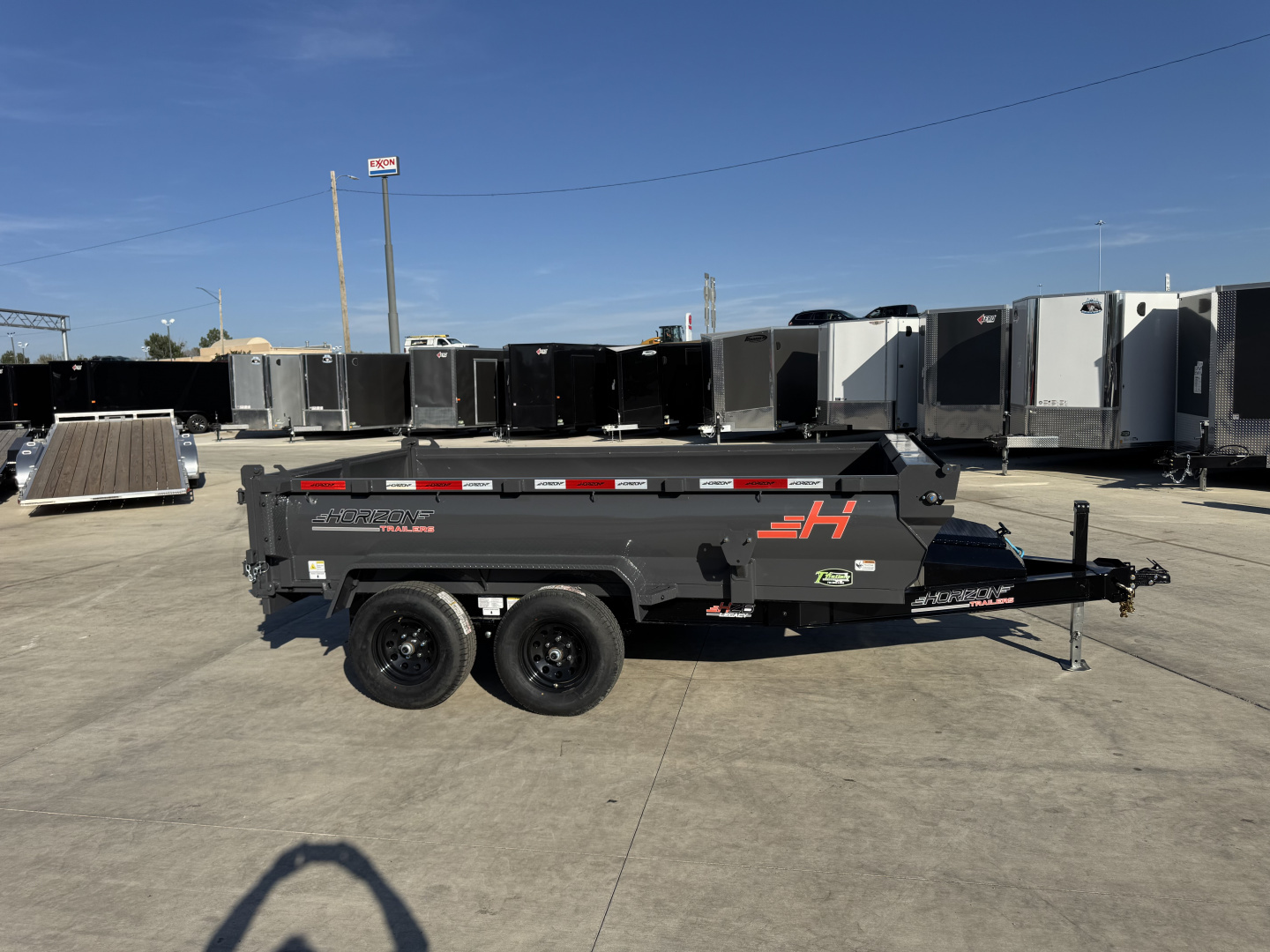 New NEW 2026 Horizon 12’x77”X24” HZ6 Dump Trailer 2-5200 lb axles = 10K