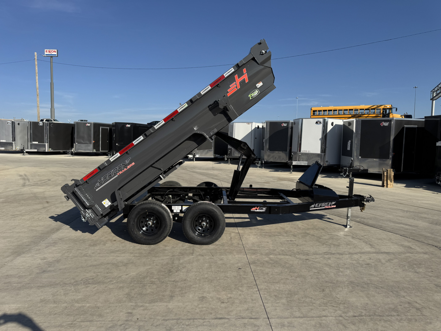 New NEW 2026 Horizon 12’x77”X24” HZ6 Dump Trailer 2-5200 lb axles = 10K