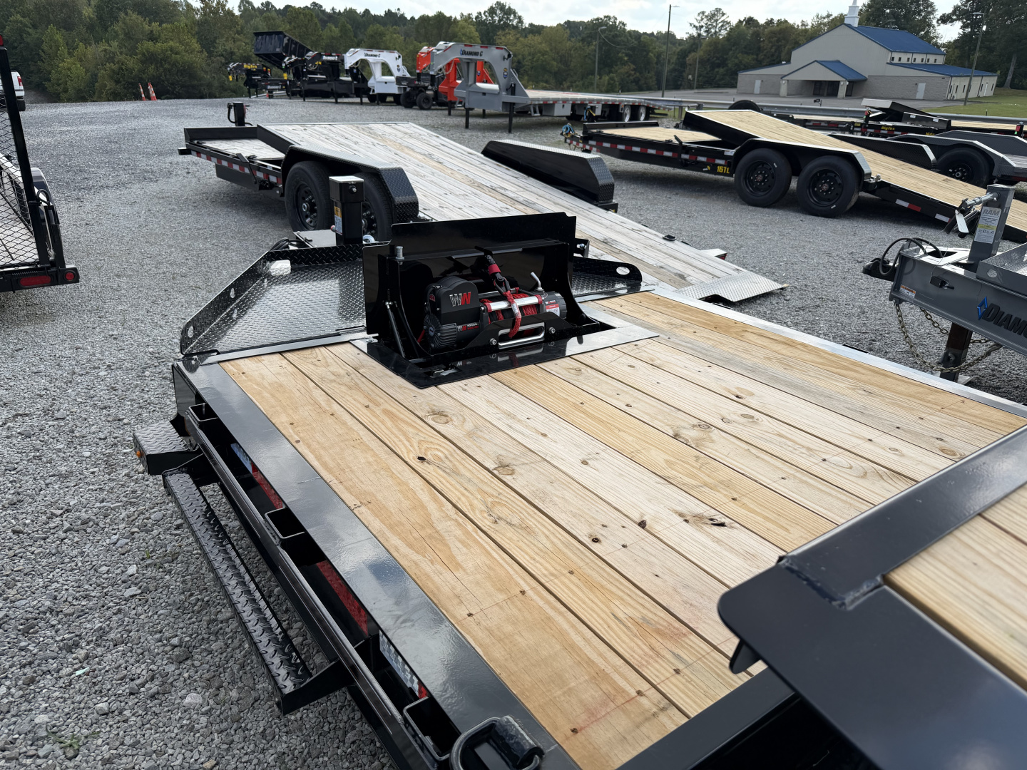 New 2026 Diamond C HDT208 Tilt Trailer PACESETTER EDITION WITH POP -UP WINCH AND ROLLER