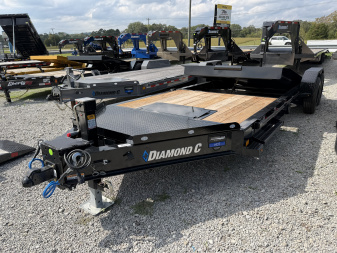 New 2026 Diamond C HDT208 Tilt Trailer PACESETTER EDITION WITH POP -UP WINCH AND ROLLER