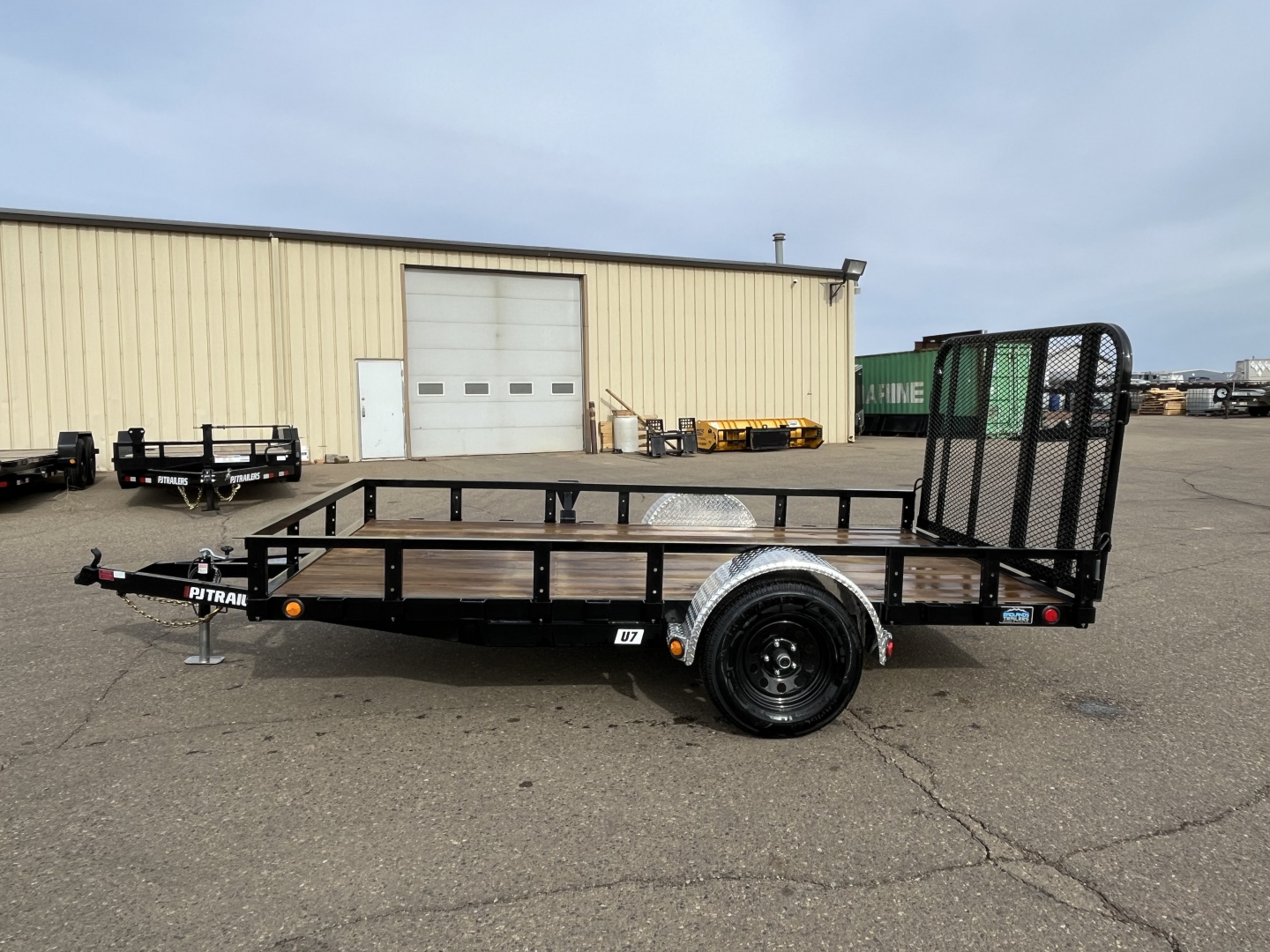 New 2026 PJ Trailers 77" x 12' U7 Utility Trailer Utility Trailer
