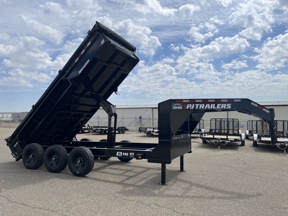 New 2026 PJ Trailers 83" x 16' DL Low Pro Dump Dump Trailer