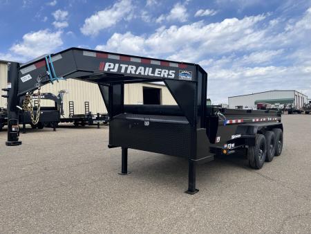 New 2026 PJ Trailers 83" x 16' DL Low Pro Dump Dump Trailer