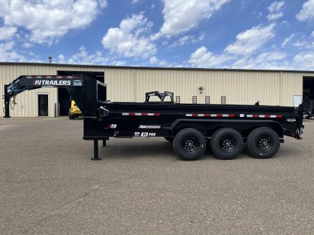 New 2026 PJ Trailers 83  x 16' DL Low Pro Dump Dump Trailer