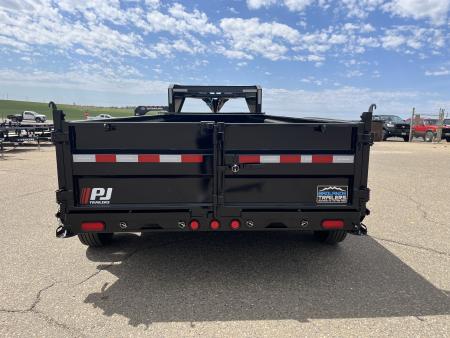New 2026 PJ Trailers 83" x 16' DL Low Pro Dump Dump Trailer