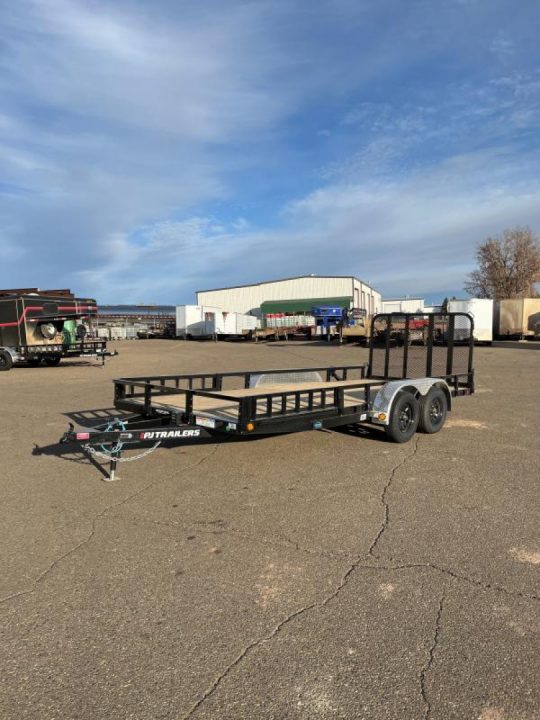 New 2027 PJ Trailer 18' Tandem Axle Utility Trailer