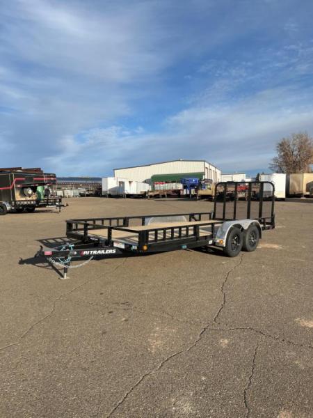 New 2027 PJ Trailer 18' Tandem Axle Utility Trailer