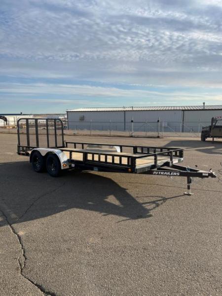 New 2027 PJ Trailer 18' Tandem Axle Utility Trailer