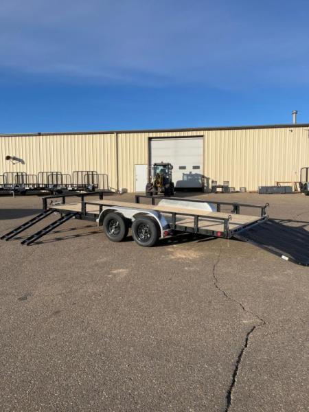 New 2027 PJ Trailer 18' Tandem Axle Utility Trailer