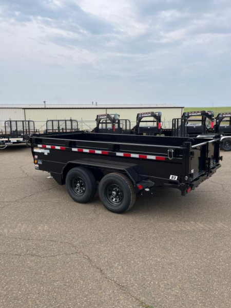New 2027 PJ Trailers 72" x 12' D3 Dump Trailer