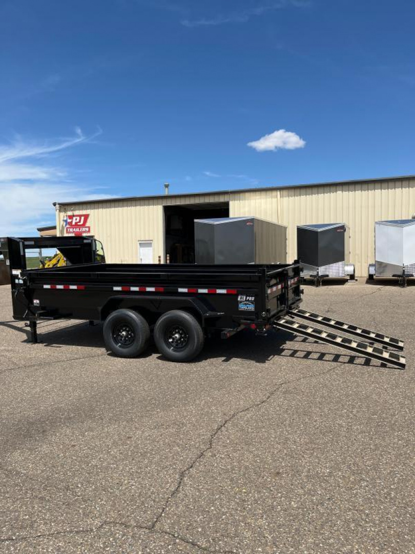 New 2026 PJ Trailers 83" x 14' 14K Low-Profile Dump PRO (DL) Dump Trailer