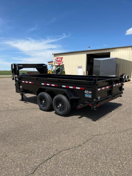 New 2026 PJ Trailers 83" x 14' 14K Low-Profile Dump PRO (DL) Dump Trailer