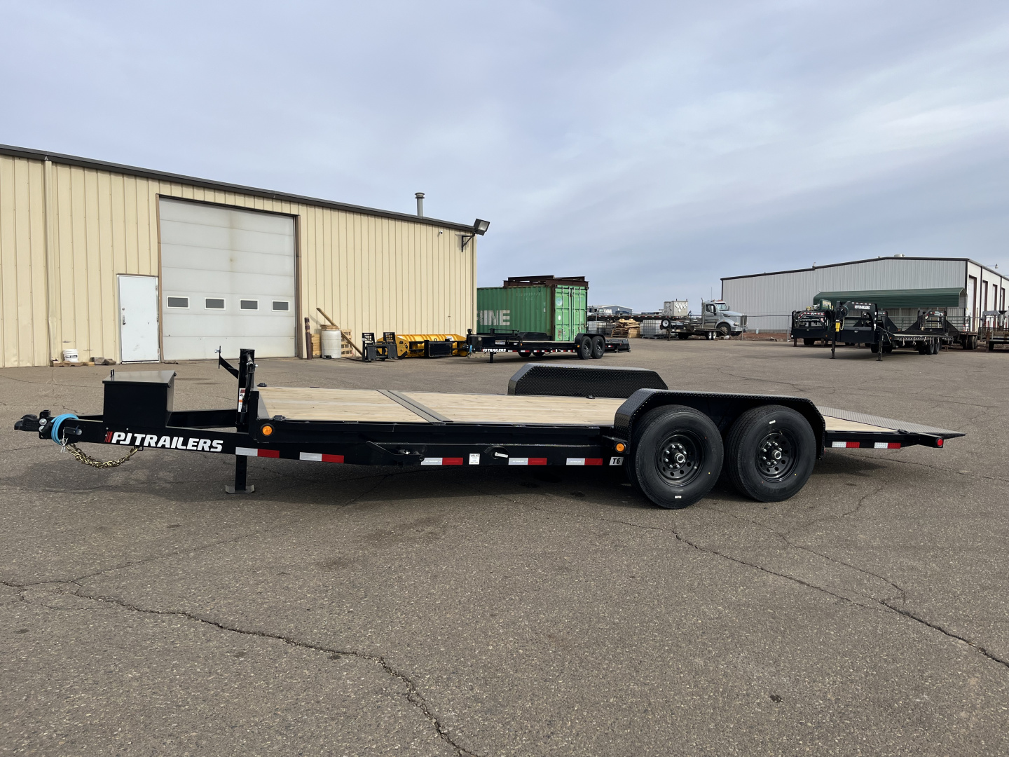 New 2027 PJ Trailers 83" x 22' 6" Channel Equipment Tilt (T6) Equipment Trailer