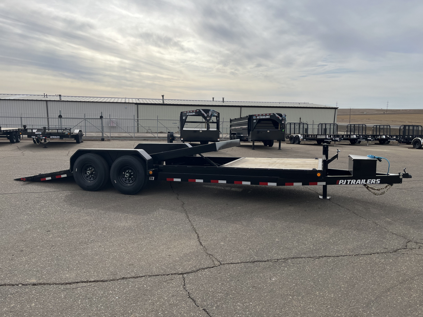 New 2026 PJ Trailers 83" x 22' T6 Tilt Bed Trailer Equipment Trailer