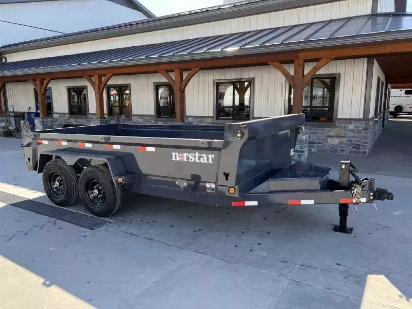 New 2026 Ironbull 7x14' Dump Trailer 14000# GVW * TARP KIT * 5X16 SCISSOR HOIST * 10GA FLOOR * FRONT/REAR BULKHEAD * UNDERMOUNT RAMPS