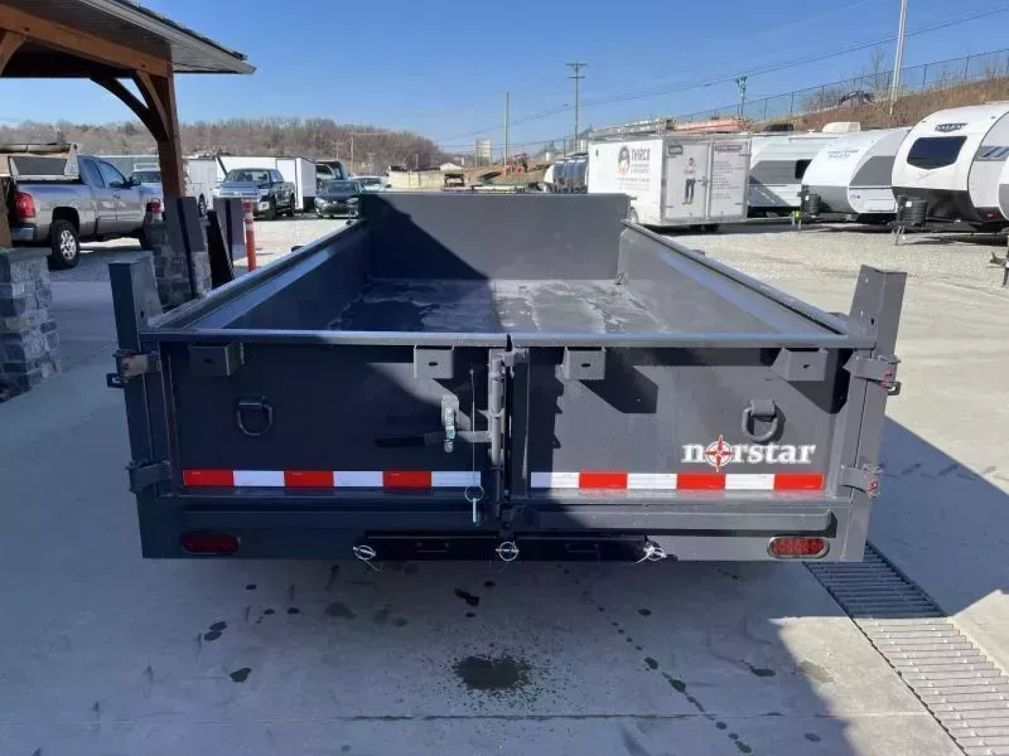 New 2026 Ironbull 7x14' Dump Trailer 14000# GVW * TARP KIT * 5X16 SCISSOR HOIST * 10GA FLOOR * FRONT/REAR BULKHEAD * UNDERMOUNT RAMPS
