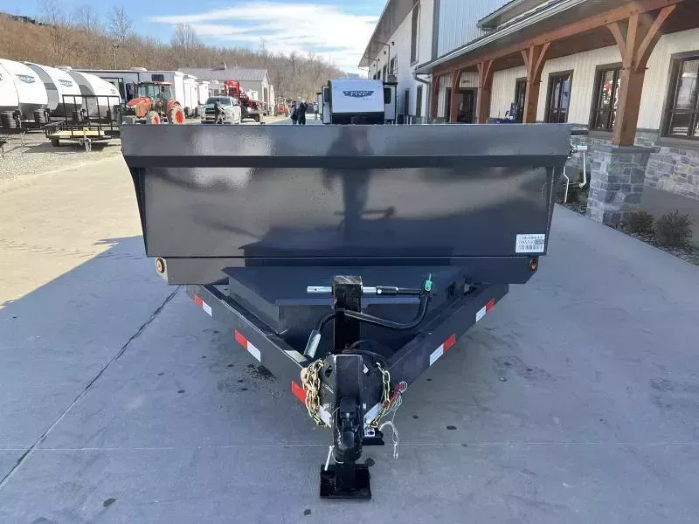 New 2026 Ironbull 7x14' Dump Trailer 14000# GVW * TARP KIT * 5X16 SCISSOR HOIST * 10GA FLOOR * FRONT/REAR BULKHEAD * UNDERMOUNT RAMPS