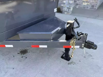 New 2026 Ironbull 7x14' Dump Trailer 14000# GVW * TARP KIT * 5X16 SCISSOR HOIST * 10GA FLOOR * FRONT/REAR BULKHEAD * UNDERMOUNT RAMPS