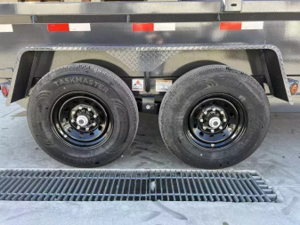 New 2026 Ironbull 7x14' Dump Trailer 14000# GVW * TARP KIT * 5X16 SCISSOR HOIST * 10GA FLOOR * FRONT/REAR BULKHEAD * UNDERMOUNT RAMPS