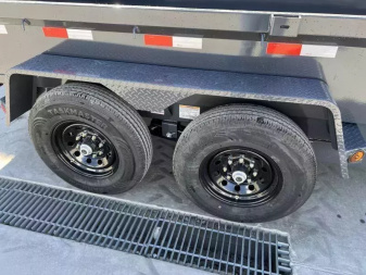 New 2026 Ironbull 7x14' Dump Trailer 14000# GVW * TARP KIT * 5X16 SCISSOR HOIST * 10GA FLOOR * FRONT/REAR BULKHEAD * UNDERMOUNT RAMPS