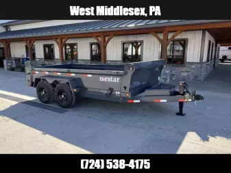 New 2026 Ironbull 7x14' Dump Trailer 14000# GVW * TARP KIT * 5X16 SCISSOR HOIST * 10GA FLOOR * FRONT/REAR BULKHEAD * UNDERMOUNT RAMPS