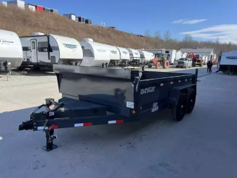 New 2026 Ironbull 7x14' Dump Trailer 14000# GVW * TARP KIT * 5X16 SCISSOR HOIST * 10GA FLOOR * FRONT/REAR BULKHEAD * UNDERMOUNT RAMPS