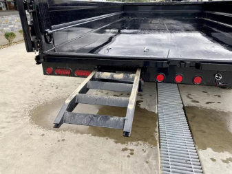 New 2026 Ironbull 8x16' Deckover Dump Trailer 14000# GVW * TARP KIT * 10" I-BEAM FRAME * BED RUNNERS * 12K JACK * FOLD DOWN SIDES * OVERSIZE 5x20 SCISSOR * INTGRATED KEYWAY/10GA WALLS * IRONCLAD WARRANTY
